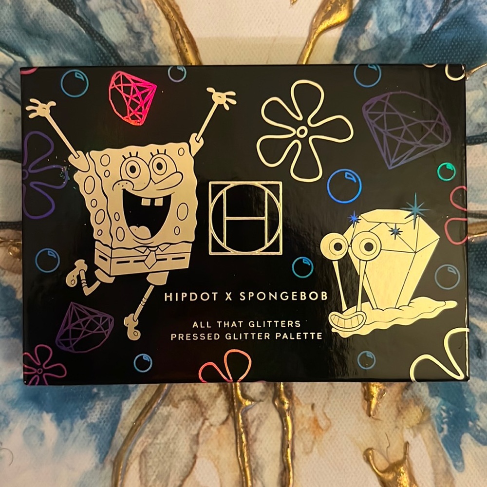 HIPDOT X SPONGEBOB GLITTER EYESHADOW PALLET